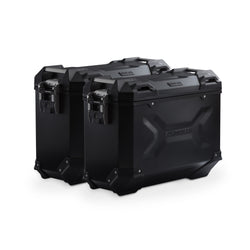 KFT.22.114.70002/B - SW-MOTECH - TRAX ADV aluminum case system -  Multistrada 1200/1260/950/V2 - BLACK
