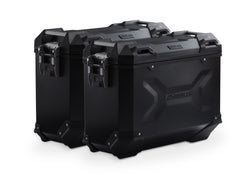 KFT.22.114.70002/B - SW-MOTECH - TRAX ADV aluminum case system -  Multistrada 1200/1260/950/V2 - BLACK
