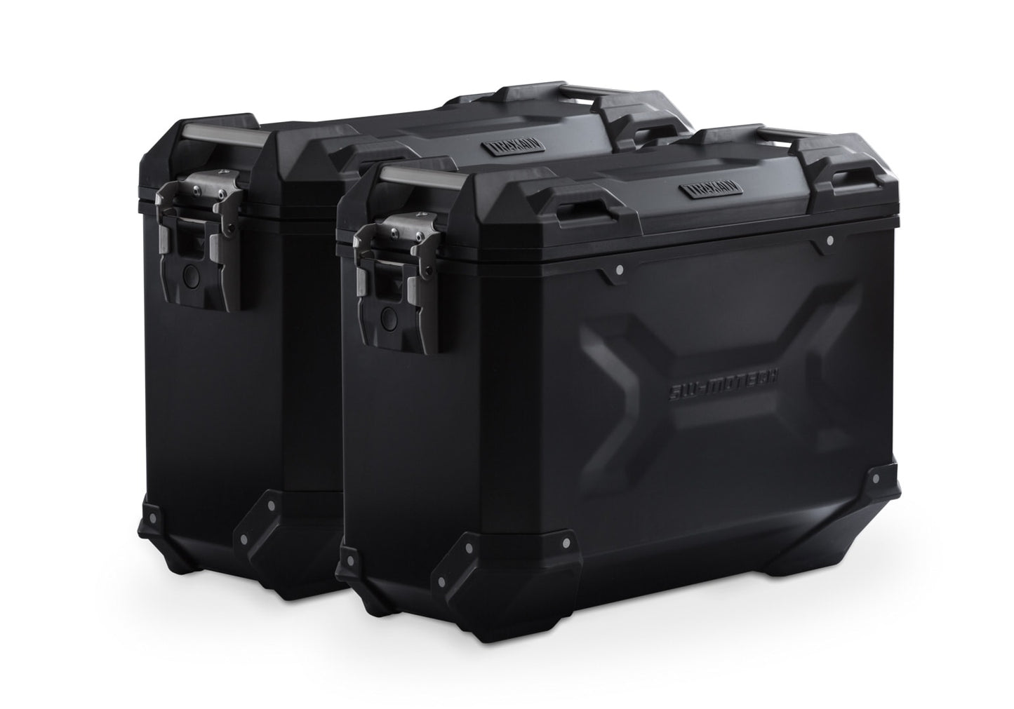 KFT.22.807.70000/B - SW-MOTECH - TRAX ADV aluminum case system -  37/37 l Ducati Multistrada V2/V2S (24-) - BLACK