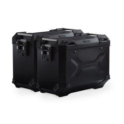 KFT.22.114.70102/B - SW-MOTECH - TRAX ADV aluminum case system -  Multistrada 1200/1260/950/V2 - BLACK