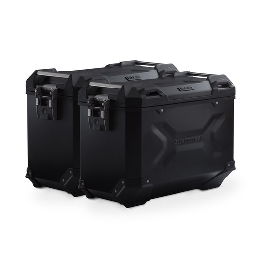 KFT.22.114.70102/B - SW-MOTECH - TRAX ADV aluminum case system -  45/45 l Multistrada 1200/ 1260/ 950/ V2 - BLACK