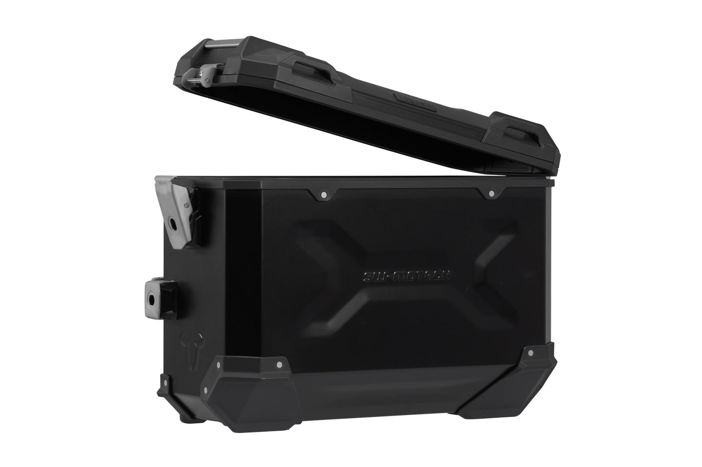 KFT.22.995.70100/B - SW-MOTECH - TRAX ADV aluminum case system US model -  45/37L Ducati DesertX (22-) / Rally (23-) - BLACK