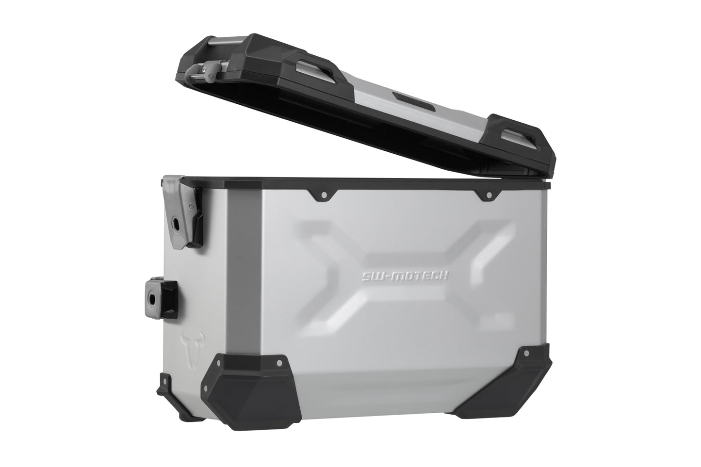 KFT.22.995.70100/S - SW-MOTECH - TRAX ADV aluminum case system US model -  45/37L Ducati DesertX (22-)/ Rally (23-) - SILVER