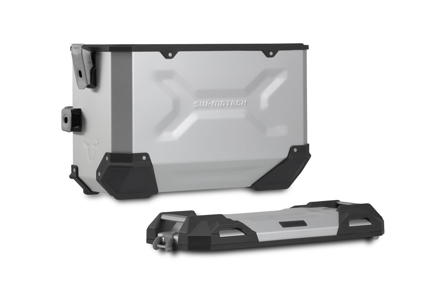 KFT.22.807.70100/S - SW-MOTECH - TRAX ADV aluminum case system -  45/45 l Ducati Multistrada V2/V2S (24-) - SILVER