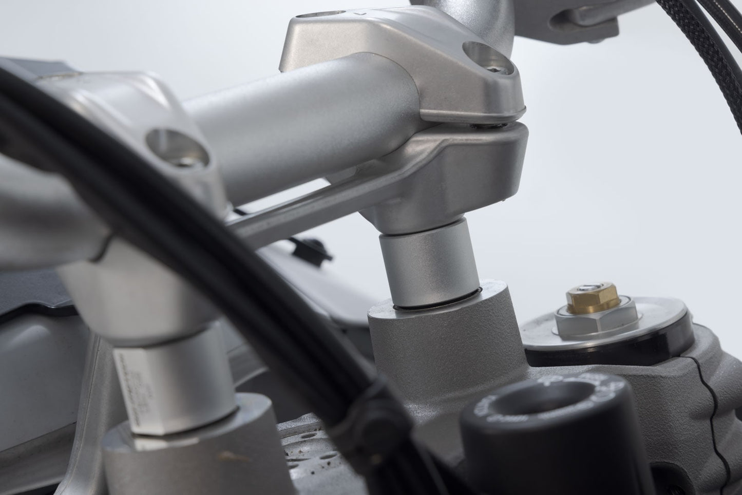 LEH.22.039.10100/S - SW-MOTECH - Bar riser -  Ducati DesertX (22-) - SILVER