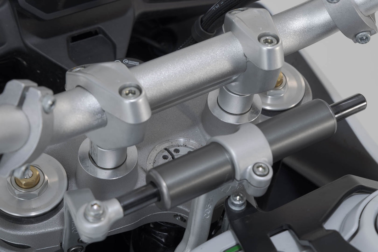LEH.22.039.10100/S - SW-MOTECH - Bar riser -  Ducati DesertX (22-) - SILVER