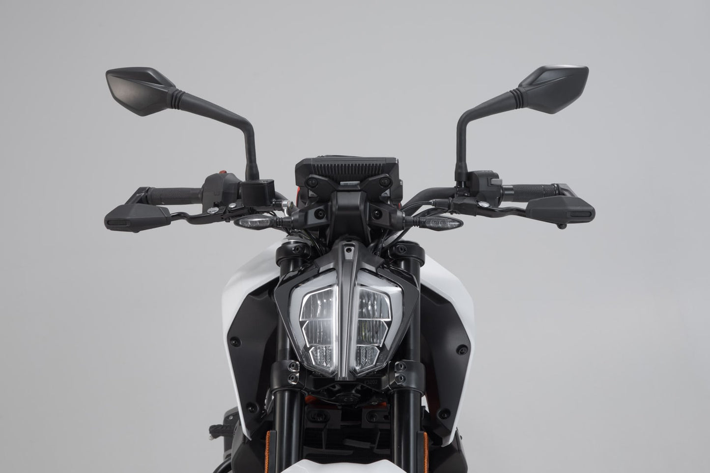 LVG.04.882.11000/B - SW-MOTECH - Lever guards with wind protection -  390 Duke, Monster 937, MT-03, Tuono 1100 - BLACK