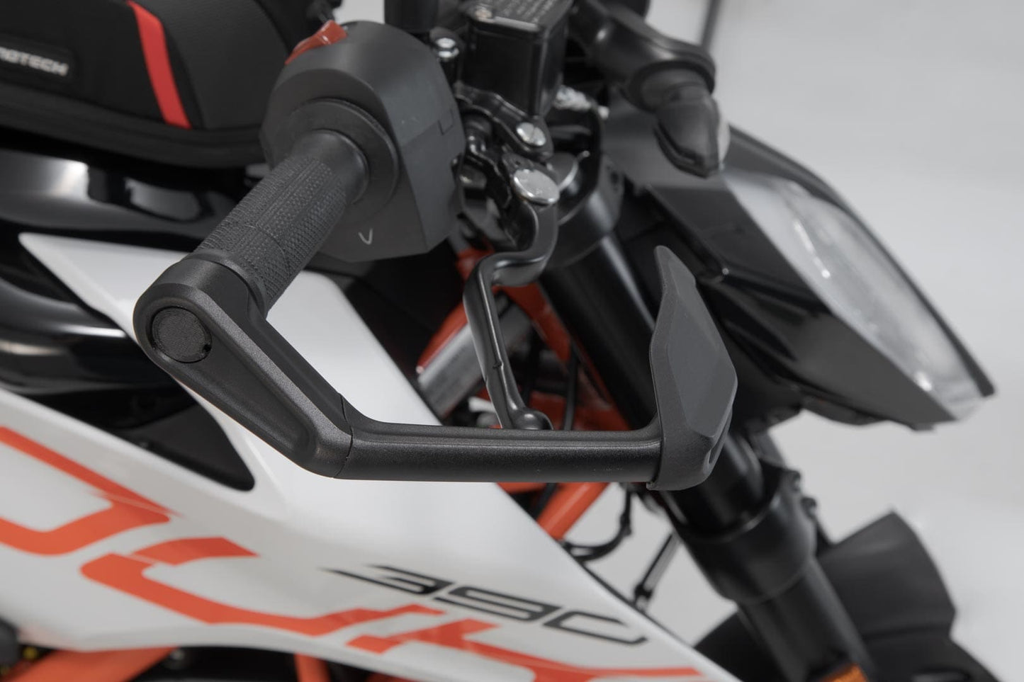 LVG.04.882.11000/B - SW-MOTECH - Lever guards with wind protection -  390 Duke, Monster 937, MT-03, Tuono 1100 - BLACK