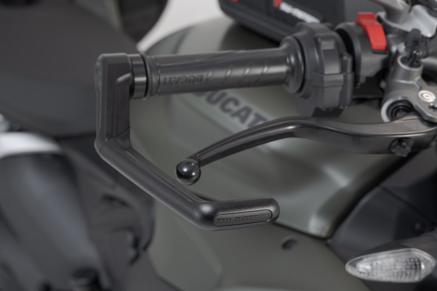 LVG.22.999.10002/B - SW-MOTECH - Lever guards -  Aprilia, Ducati, Triumph models - BLACK