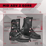 Sidi - Mid Adventure 2 Gore Boot - TOBACCO