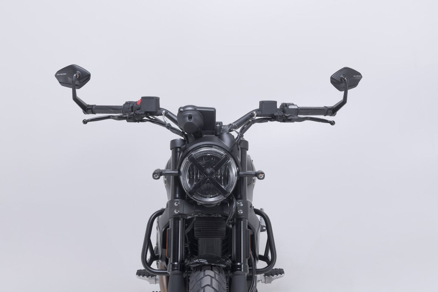 MIR.05.934.10001 - SW-MOTECH - Bar end mirrors - Suzuki GSX-S models, Ducati Scrambler 800