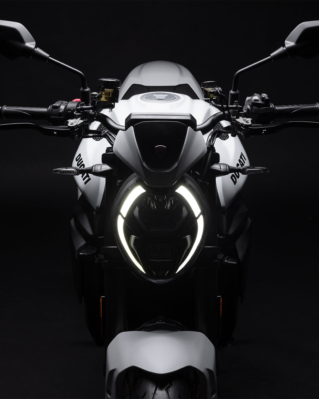 2026 Ducati Monster Plus - Iceberg White