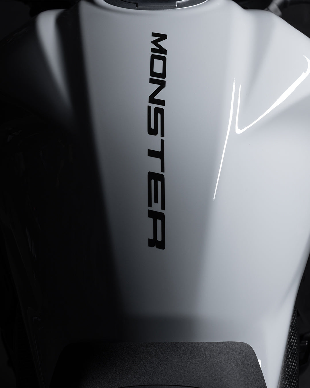 2026 Ducati Monster Plus - Iceberg White