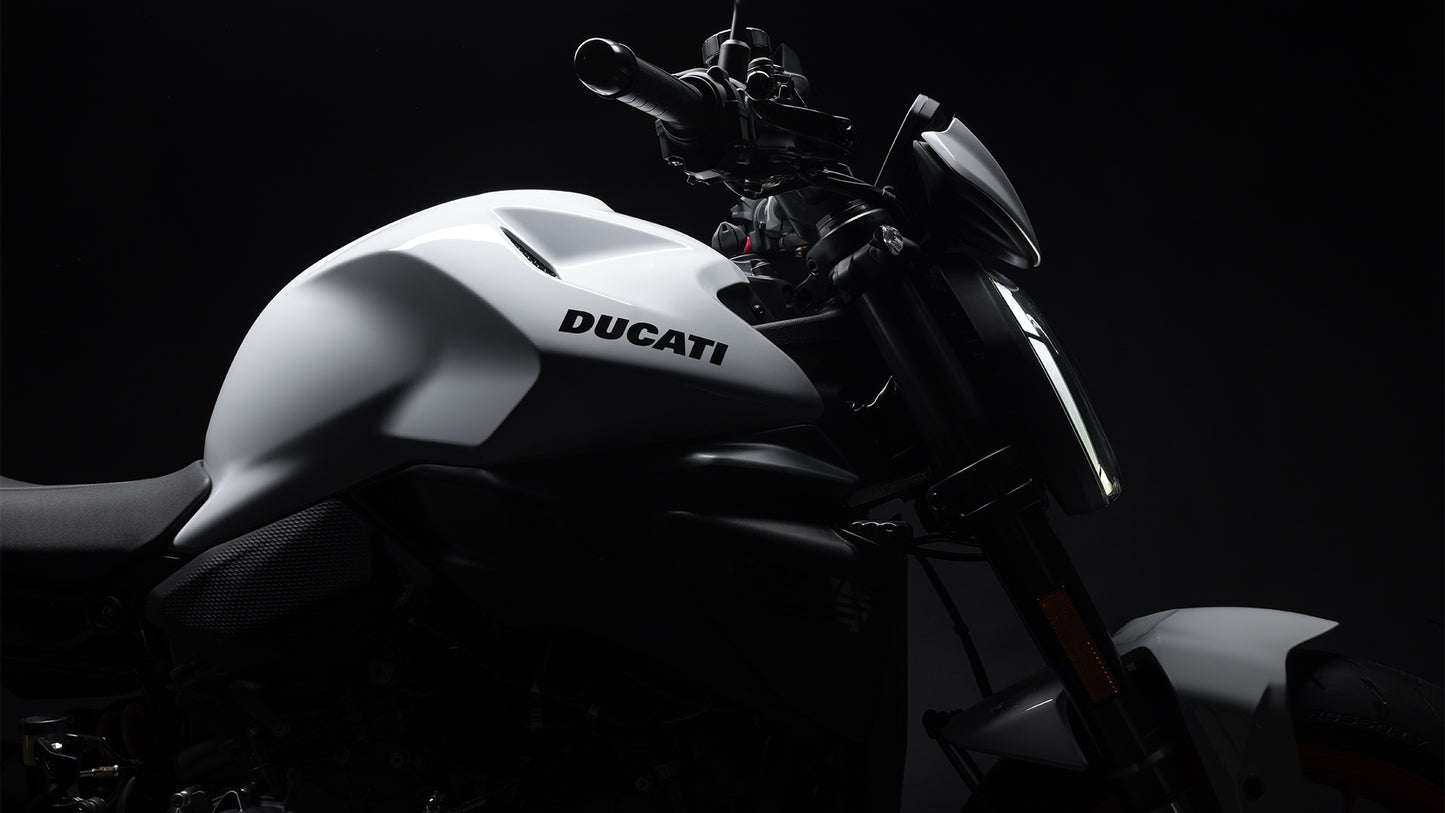 2026 Ducati Monster Plus - Iceberg White