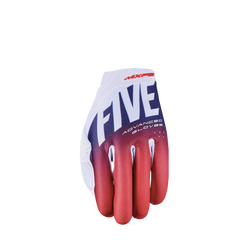 FIVE GLOVES - MXF2 EVO - SPLIT WHITE/RED/BLUE