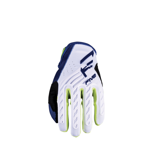 FIVE GLOVES - MXF3 EVO YOUTH - NAVY/WHITE/FLUO YELLOW