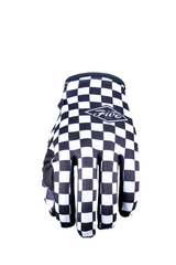 FIVE GLOVES - MXF4 - FLAT TRACK BLACK/WHITE
