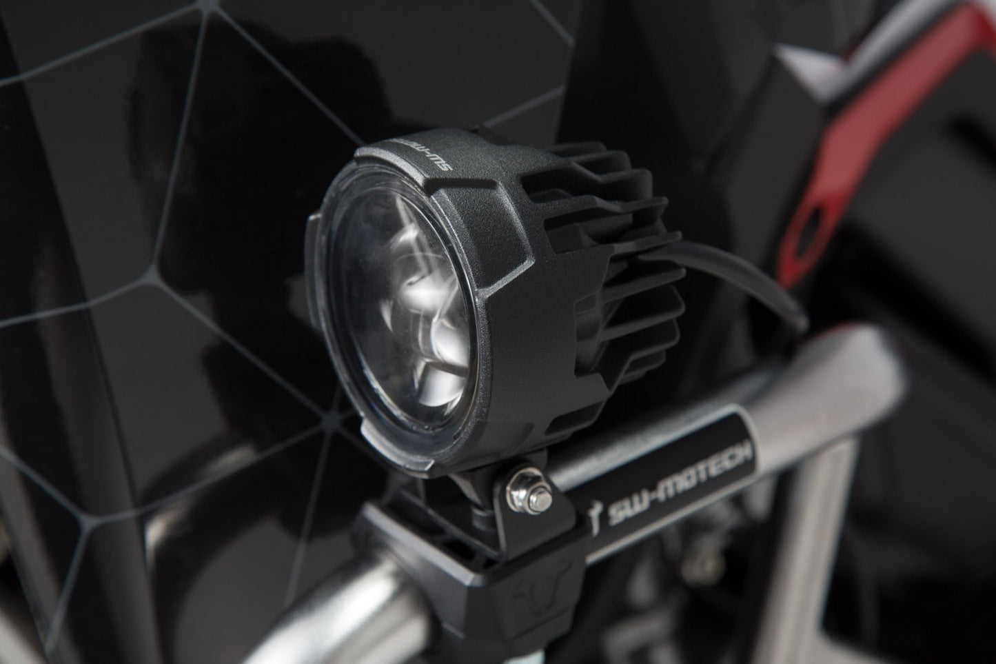 NSW.00.004.61000/B - SW-MOTECH - EVO high beam kit universal -  With crash bar clamps for lights - BLACK