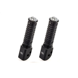 PC122 - CNC Racing Solid Round Folding Passenger Footpeg Kit for Ducati Scrambler