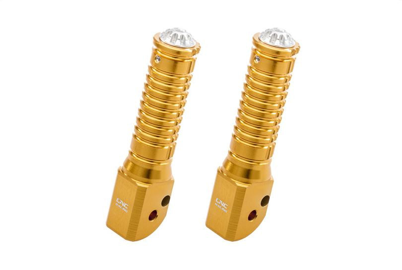 PC122 - CNC Racing Solid Round Folding Passenger Footpeg Kit for Ducati Scrambler