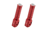 PC122 - CNC Racing Solid Round Folding Passenger Footpeg Kit for Ducati Scrambler