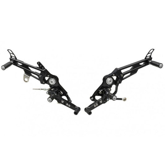 PE445B - CNC Racing Adjustable Rearsets for Ducati Scrambler 800 / 1100 / 400 & Monster 797
