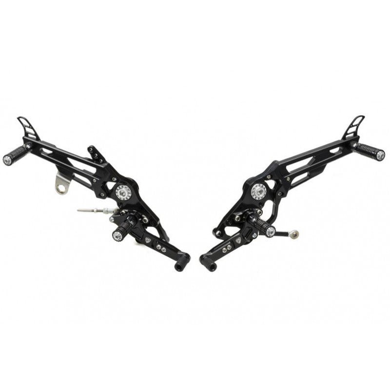 PE445B - CNC Racing Adjustable Rearsets for Ducati Scrambler 800 / 1100 / 400 & Monster 797
