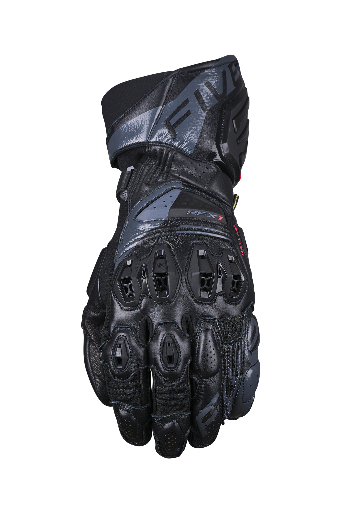 FIVE GLOVES - RFX1 EVO - BLACK/DARK GREY