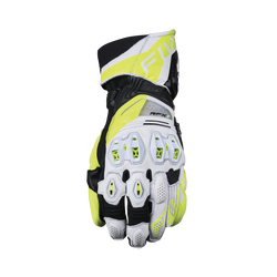 FIVE GLOVES - RFX1 EVO - WHITE/FLUO YELLOW