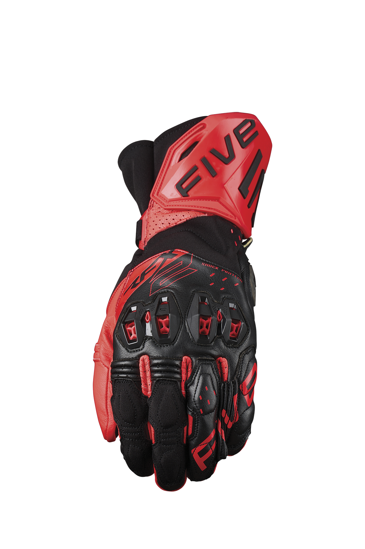 FIVE GLOVES - RFX2 EVO - BLACK/FLUO RED
