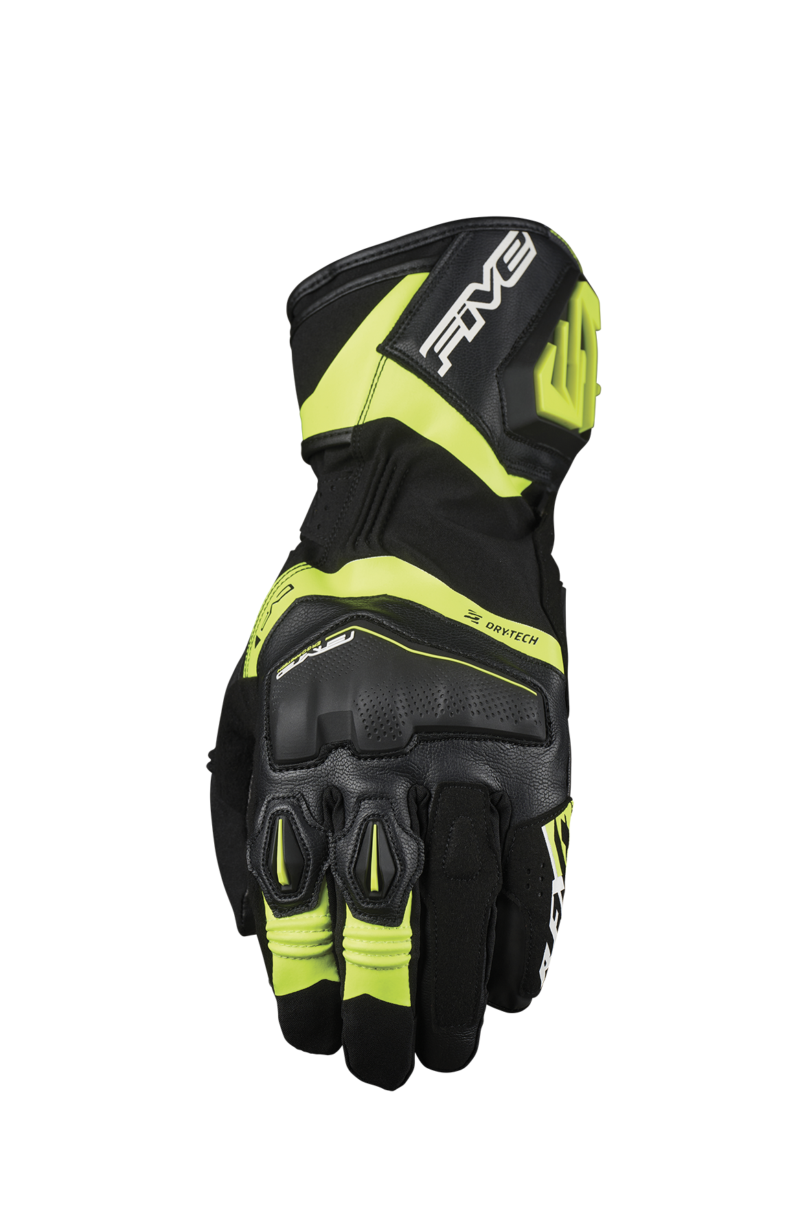 FIVE GLOVES - RFX4 EVO WP - BLACK/FLUO YELLOW