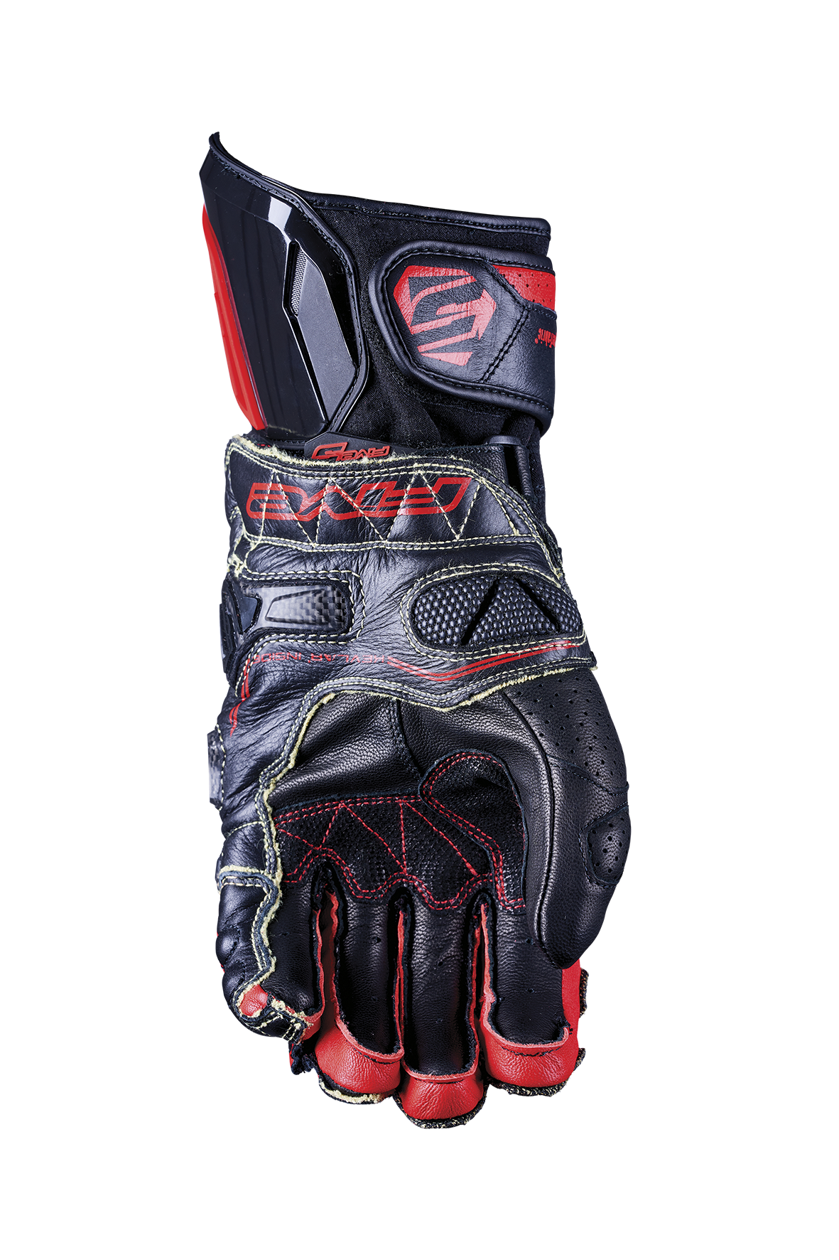 FIVE GLOVES - RFX RACE - BLACK/RED