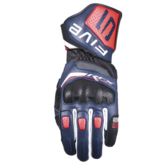 FIVE GLOVES - RFX SPORT EVO - STORM BLUE/FLUO RED/WHITE