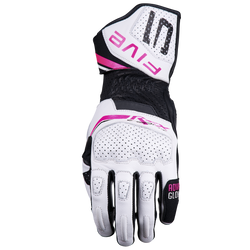 FIVE GLOVES - RFX SPORT WOMAN - WHITE/FLUO PINK