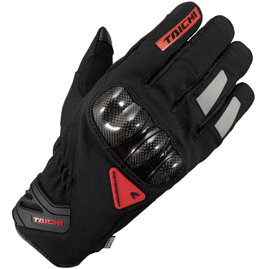 RS Taichi - CARBON WINTER GLOVE BLACK/RED RST645