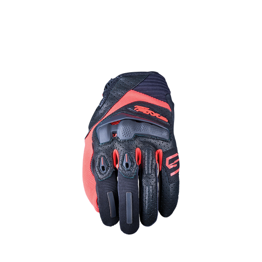 FIVE GLOVES - RS1 - BLACK/FLUO RED