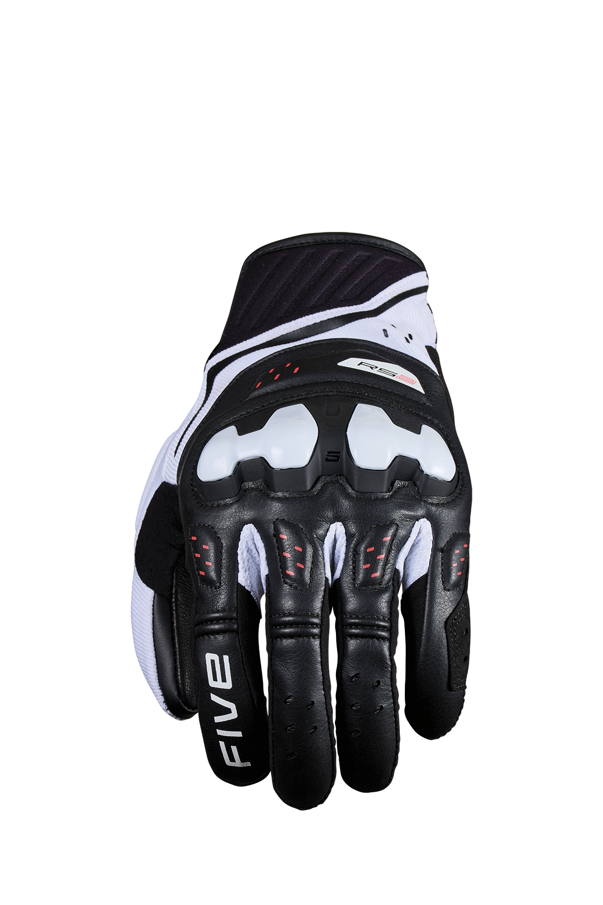 FIVE GLOVES - RS2 EVO2 - BLACK/WHITE/FLUO RED