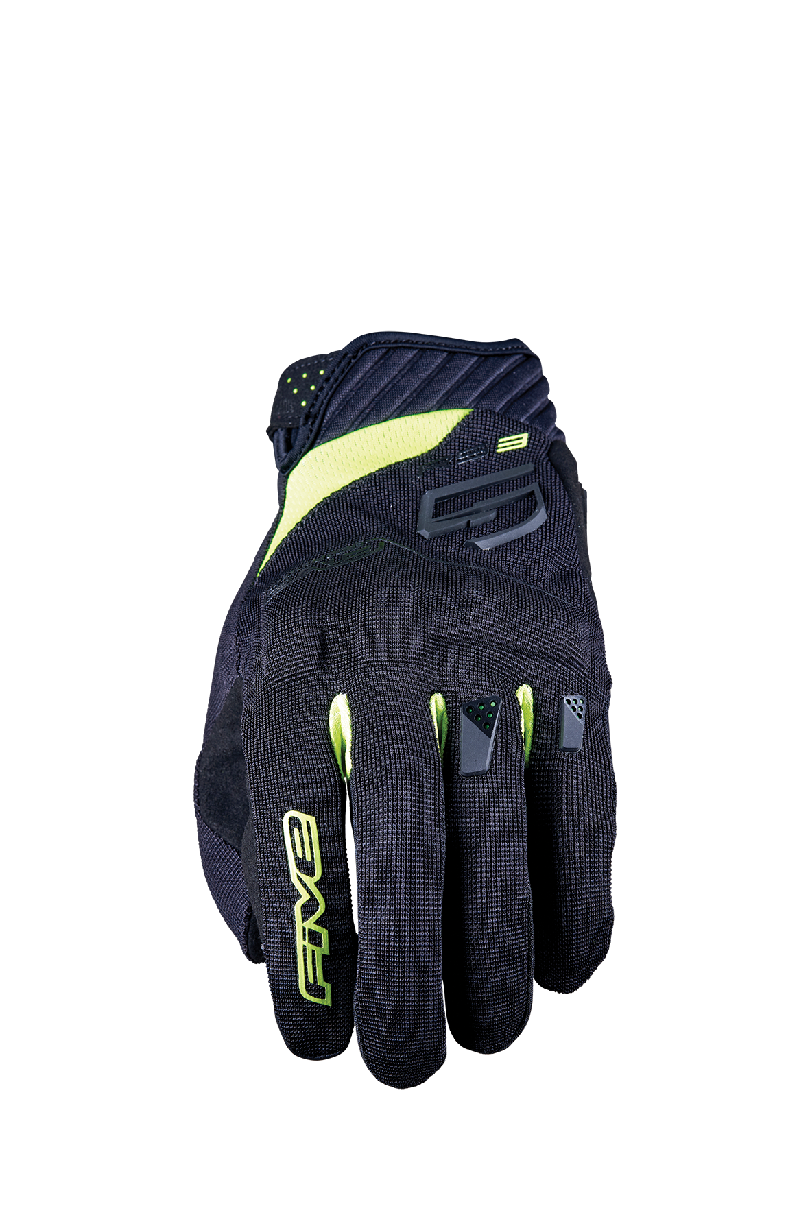 FIVE GLOVES - RS3 EVO - BLACK/FLUO YELLOW