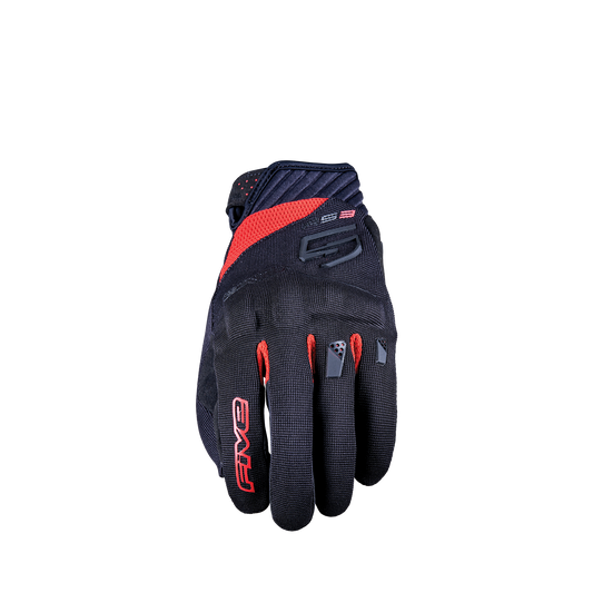 FIVE GLOVES - RS3 EVO - BLACK/RED