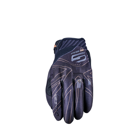 FIVE GLOVES - RS3 EVO GRAPHICS - UNION JACK BLACK/GOLD