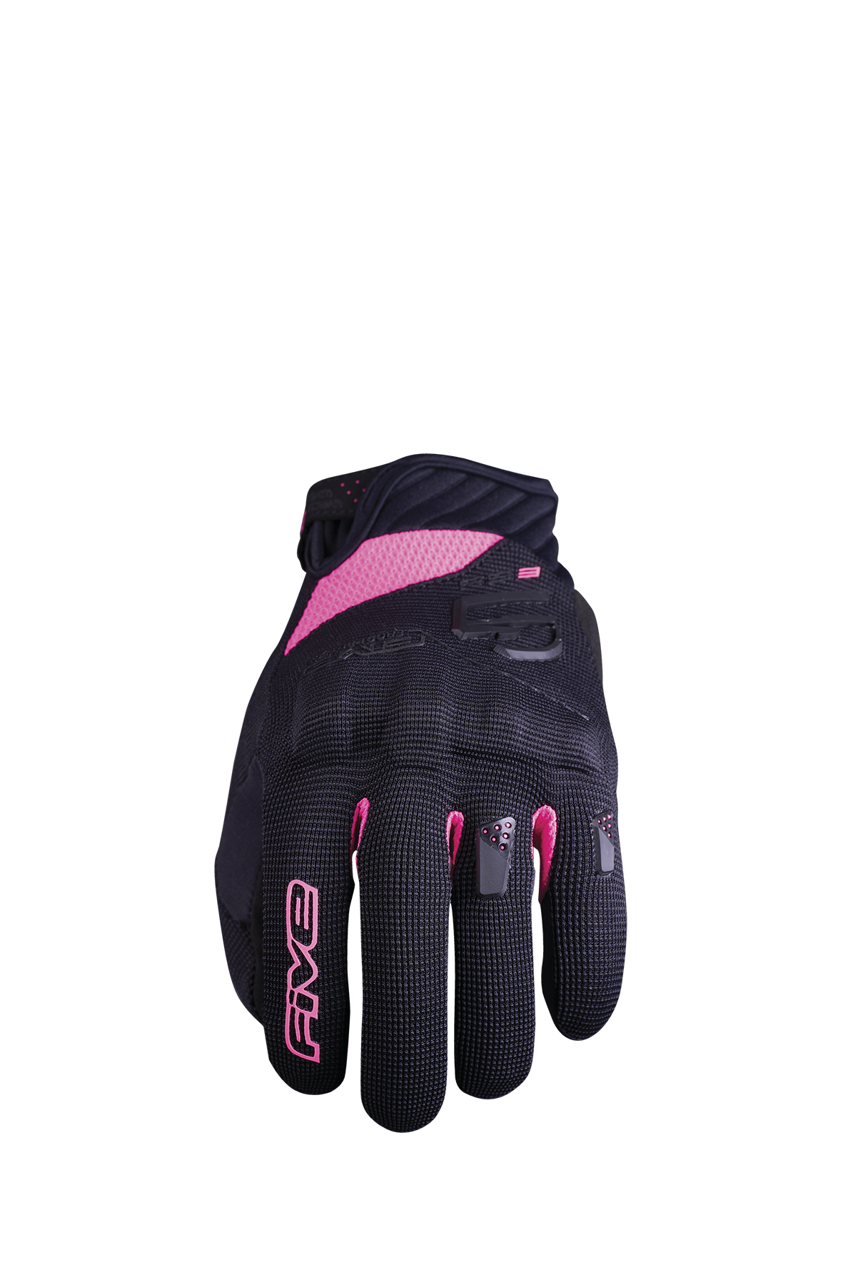FIVE GLOVES - RS3 EVO WOMAN - BLACK/FLUO PINK