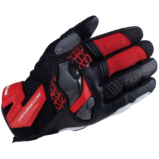RS Taichi - ARMED MESH GLOVE RED RST448