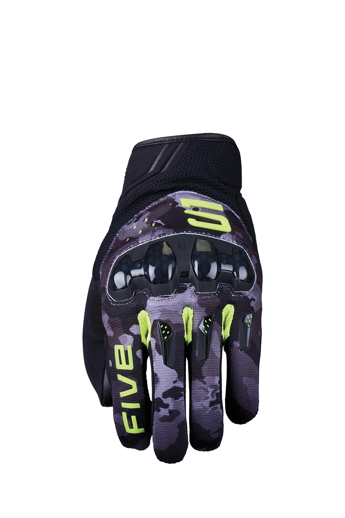 FIVE GLOVES - RSX - CAMO BLACK/FLUO YELLOW