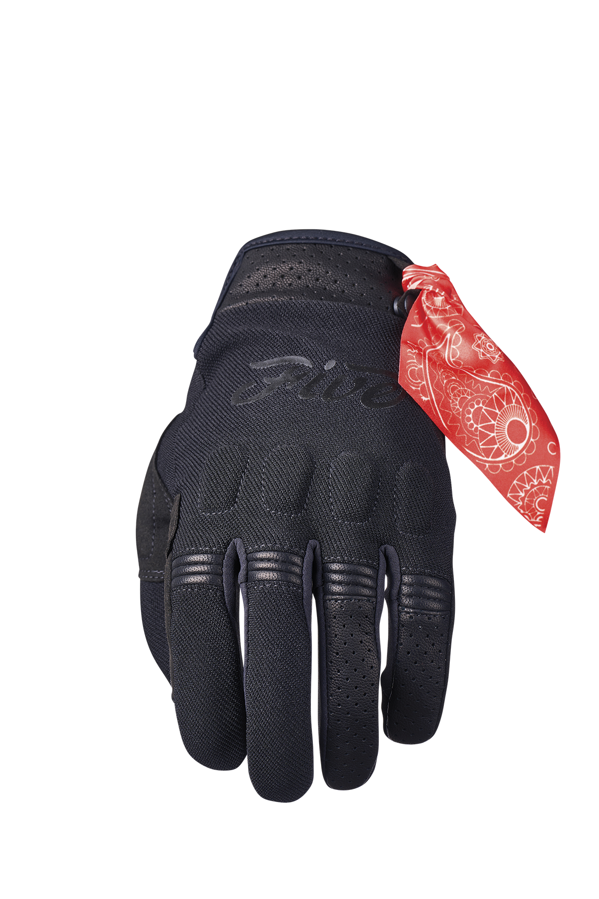 FIVE GLOVES - SCRAMBLER WOMAN - BLACK