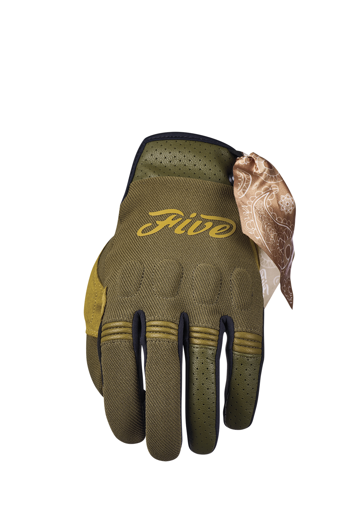 FIVE GLOVES - SCRAMBLER WOMAN - KHAKI/TAN
