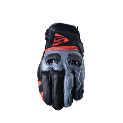 FIVE GLOVES - SF2 - GREY/RED