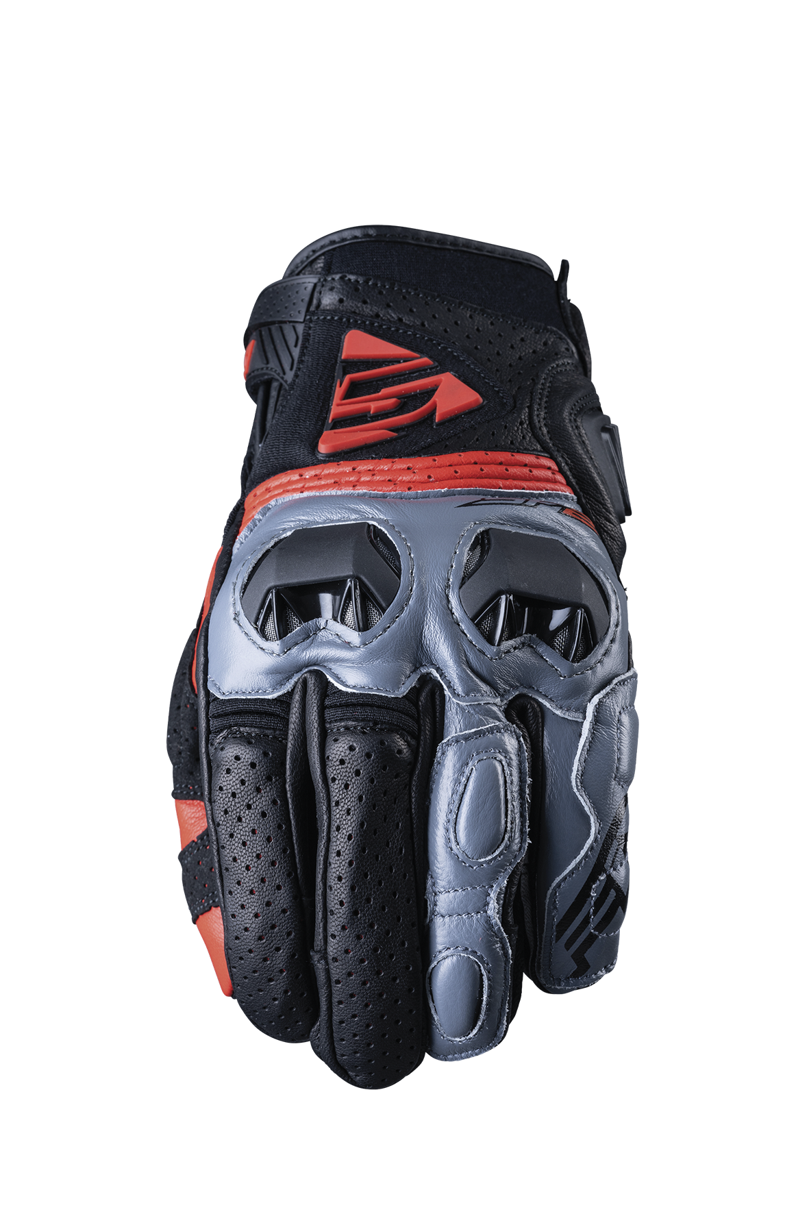 FIVE GLOVES - SF2 - GREY/RED