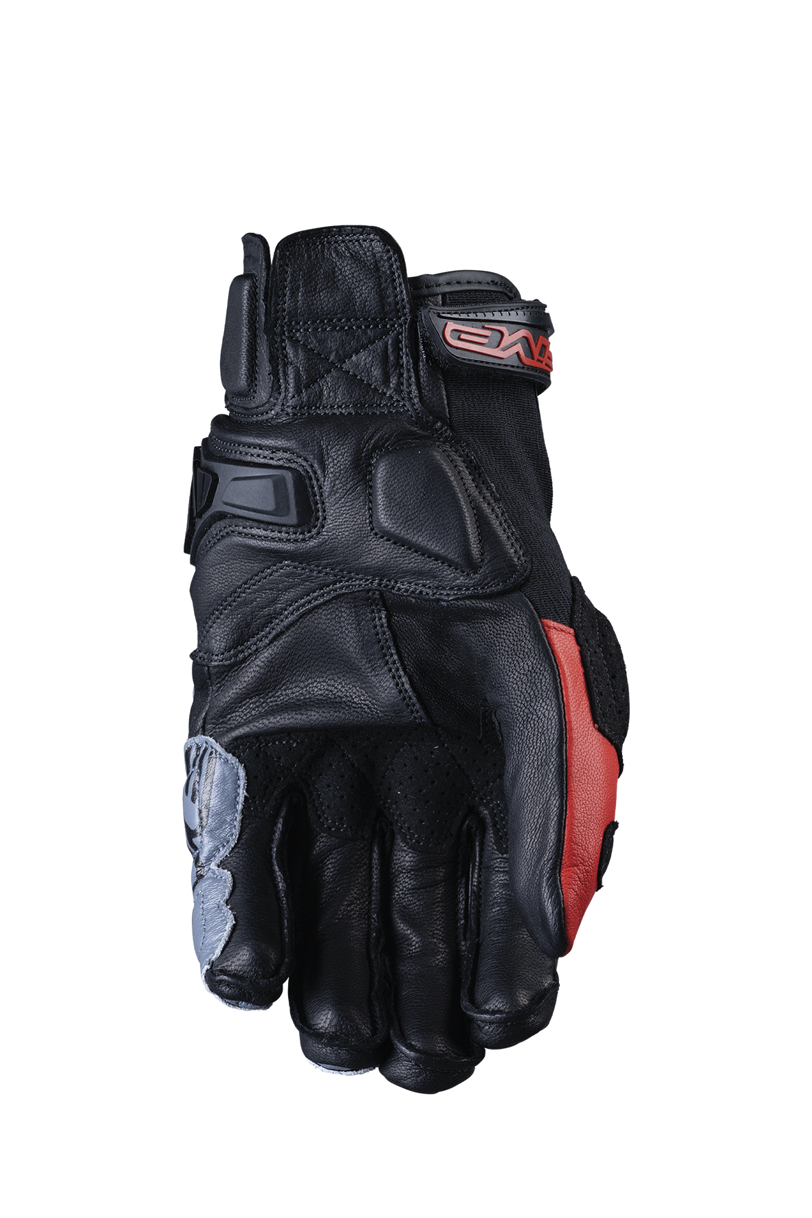 FIVE GLOVES - SF2 - GREY/RED
