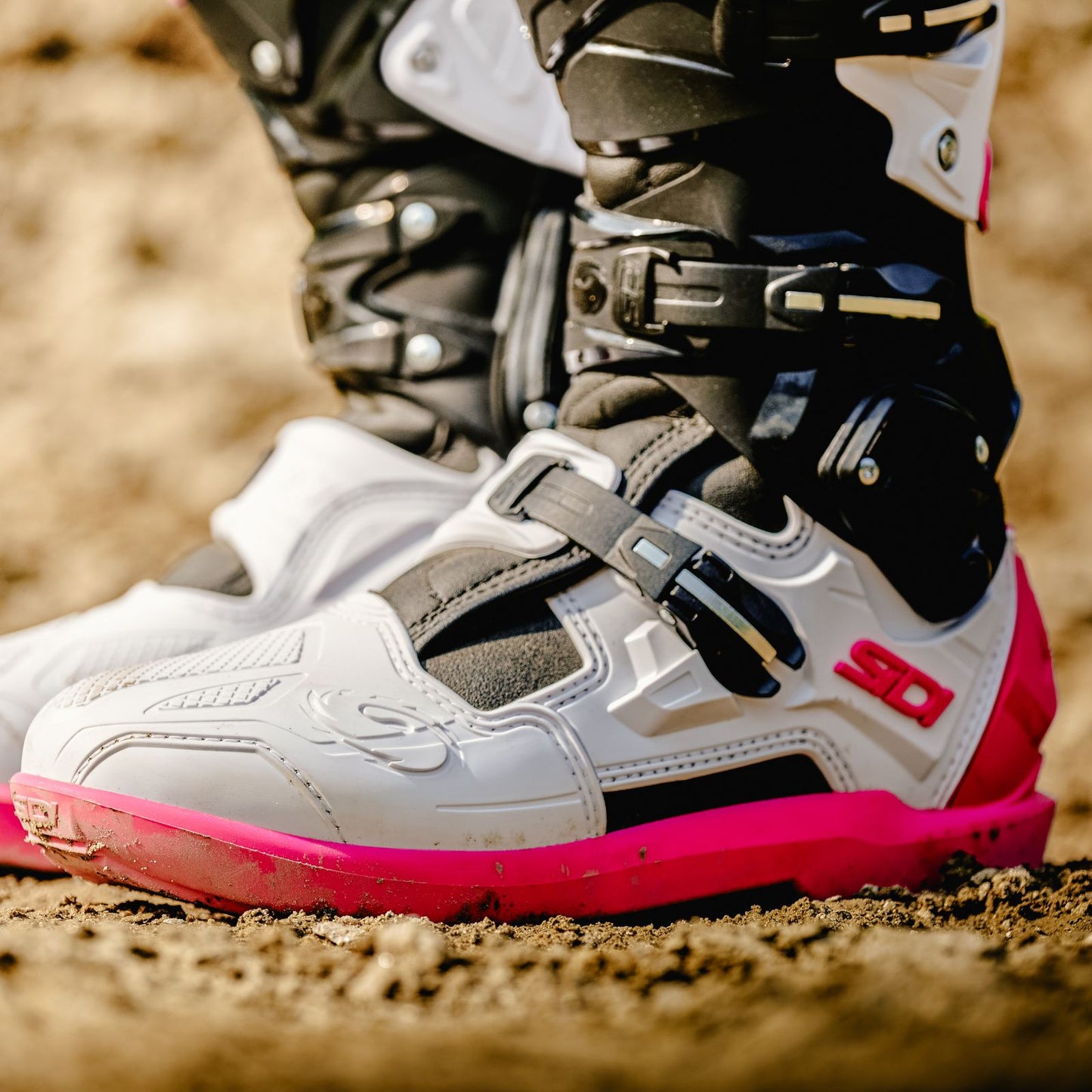 Sidi - Crossfire 3 SRS Boot - BLACK/WHITE/PINK
