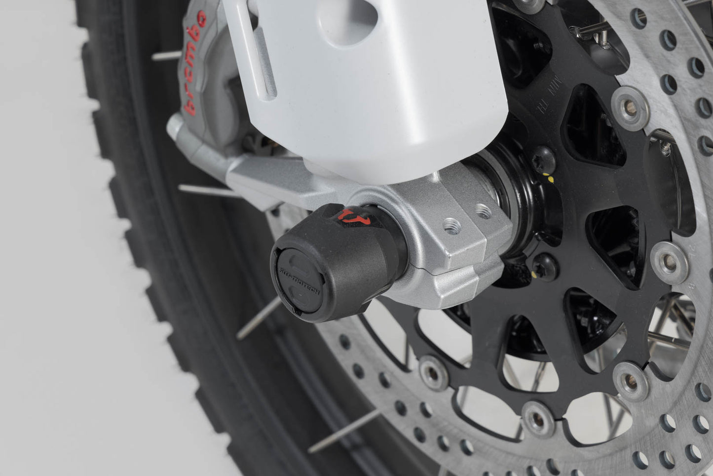 STP.22.176.10001/B - SW-MOTECH - Slider set for front axle -  Ducati models - BLACK